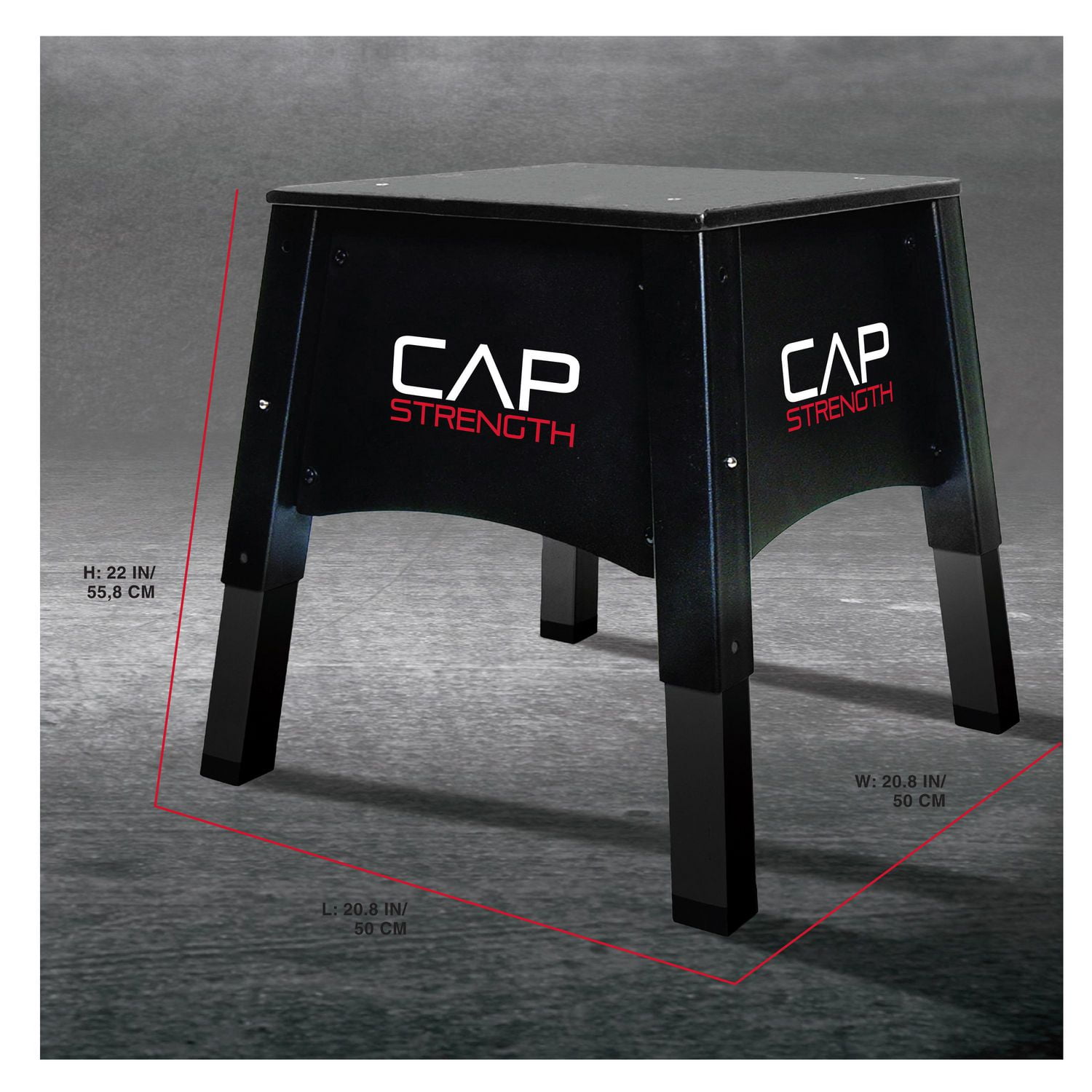 CAP Strength Adjustable Plyometrics Box