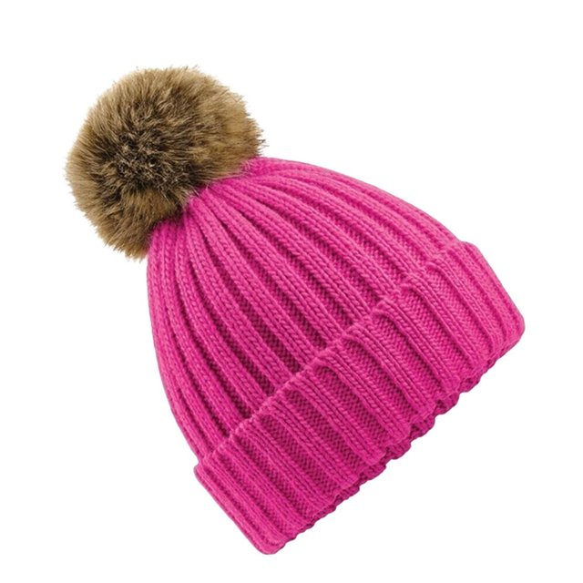 Beechfield Chapeau d'Hiver avec Revers