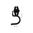 thumbnail image 4 of Crochets Muraux Robustes 5 Pcs Crochets Robustes Support de Vadrouille pour Entrepôt Garage, 4 of 6