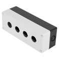 thumbnail image 3 of Push Button Control Box, 22mm 4-Hole Control Station Box Set Switch Protective Case Control Enclosure for Wall Mount and Indication, 3 of 7