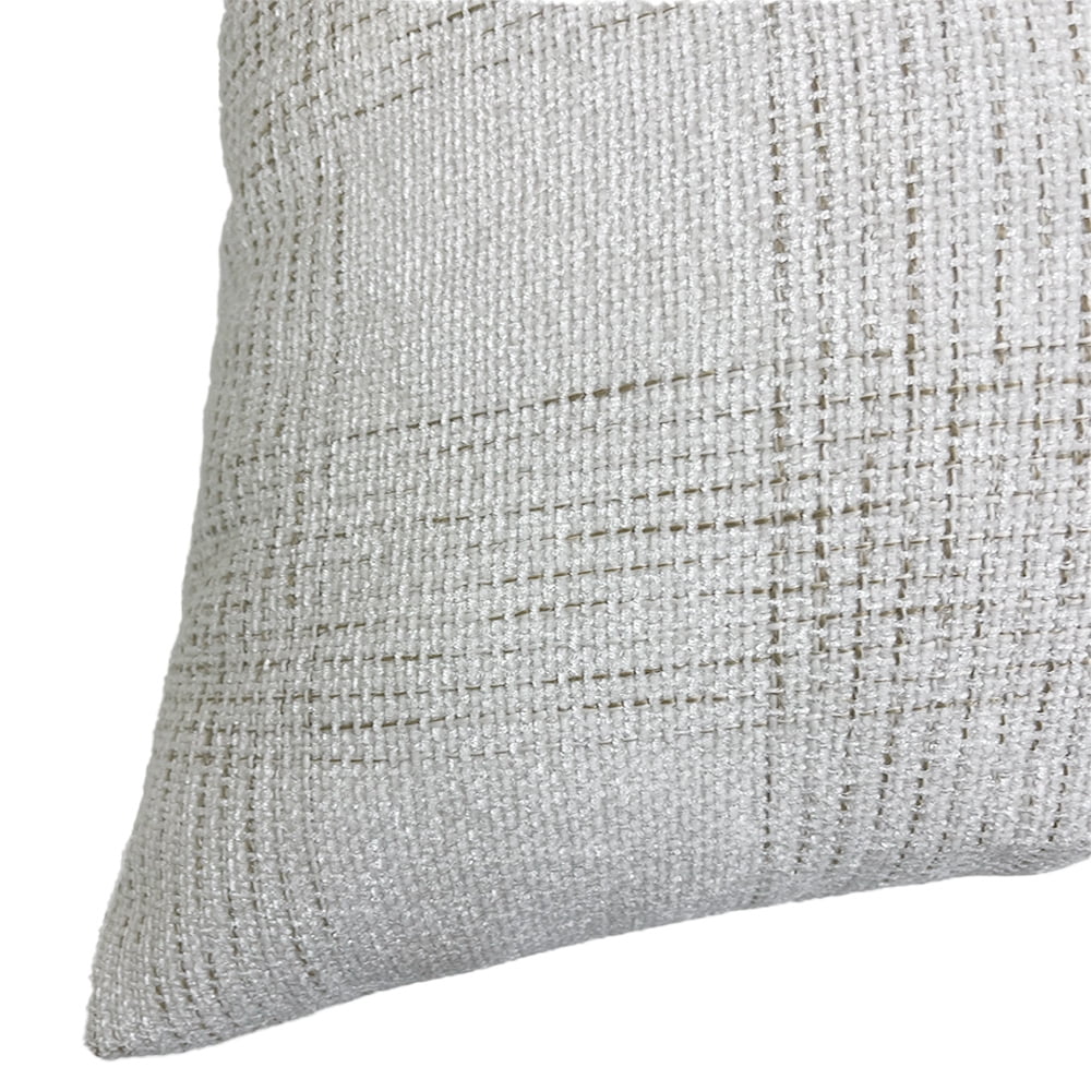 Coussin décoratif Mainstays, Shadow Plaid, 18 x 18 po, beige