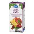 thumbnail image 2 of Great Value 100% Fruit Punch 1L, 2 of 3