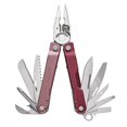 thumbnail image 1 of LEATHERMAN, Rebar Multitool with Premium Replaceable Wire Cutters and Saw, Heathered Cranberry with Nylon Sheath, 1 of 9