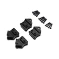 thumbnail image 3 of Bunblic Leaf Spring Mount Hangers Aluminum Replacement Lightweight Easy to Install Shock Absorption Practical Sturdy DIY RC Car Parts Black, 3 of 8