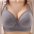 thumbnail image 4 of Timegard 2pc Bras for Women No Underwire Plus Size Adjustable Strap Ruched Comfort Everyday Bralette, 4 of 4