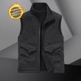 thumbnail image 4 of LOVZFMLL Jackets for Men's Thin Workwear Solid Color Stand Collar Sleeveless Jacket Tank, 4 of 4