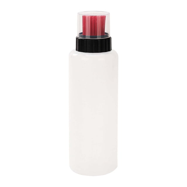 Seasoning 2 Product Category Transparent Kitchen Oil Dispenser Sprayer with Silicone Basting Brush for Cooking BBQ and Baking Easy to Use and Measure Practical Kitchen Organizer