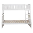 thumbnail image 4 of Lexicon Galen Transitional Wood Twin over Full Bunk Bed in White, 4 of 5