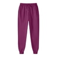 thumbnail image 1 of Timegard Womens Sweatpants Elastic High Waist Cinch Bottom Pants Drawstring Sports Athletic Solid Color Trousers, 1 of 2