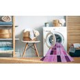 thumbnail image 2 of Ahgly Tapis Rectangulaire Lavable en Machine Intérieur Transitionnel Fleur Rose, 7 Pieds x 9 Pieds, 2 of 7