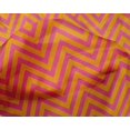 thumbnail image 4 of oneOone Silk Tabby Fabric Chevron Geometric Print Sewing Fabric BTY 42 Inch Wide, 4 of 4