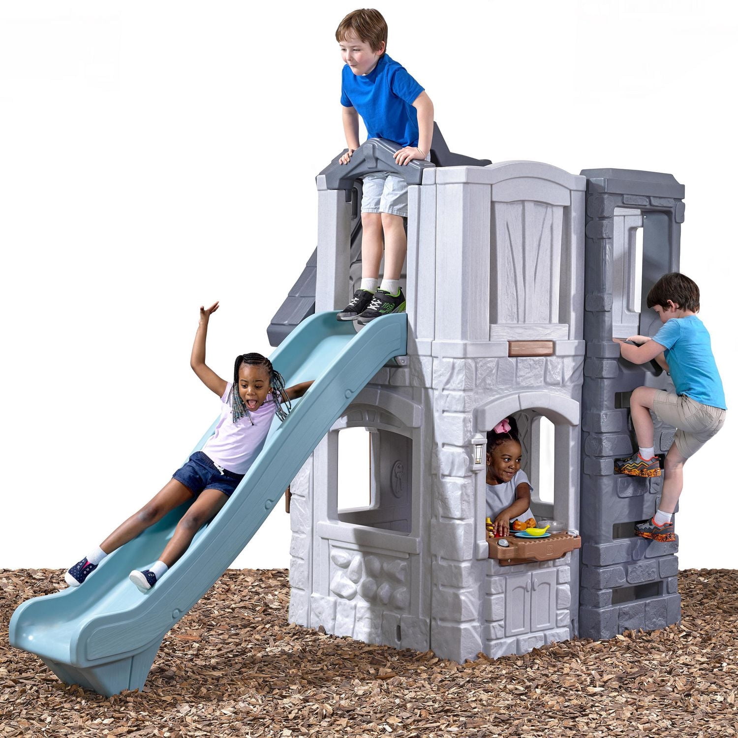 Step2 Enchanting Adventures 2-Story Playhouse & Slide™