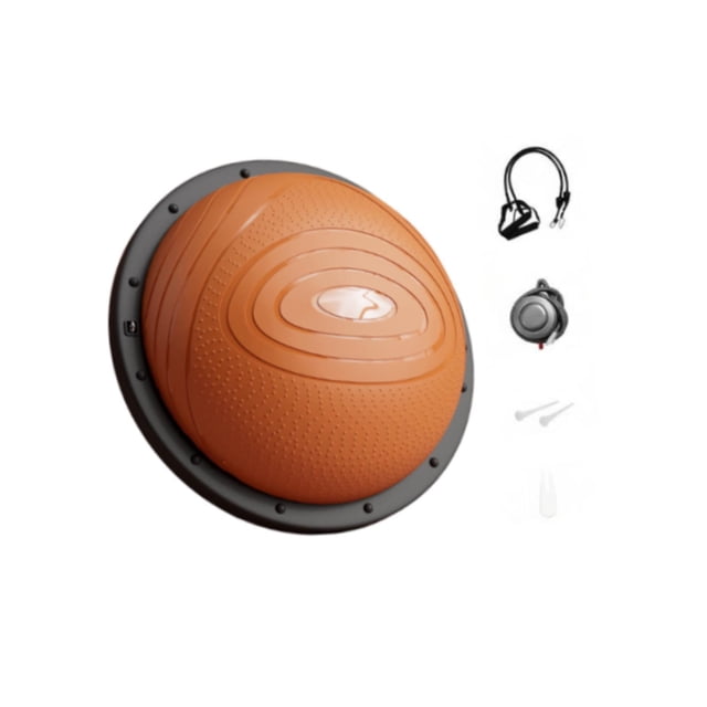 Almencla Balance Ball Multipurpose Lightweight AntiSlip for Indoor Outdoor Planks Gym orange