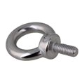 thumbnail image 1 of BQLZR Silver M5 Ring Shape Screws Bolt 304 Stainless Steel Threaded Eye Bolt Set of 2, 1 of 5