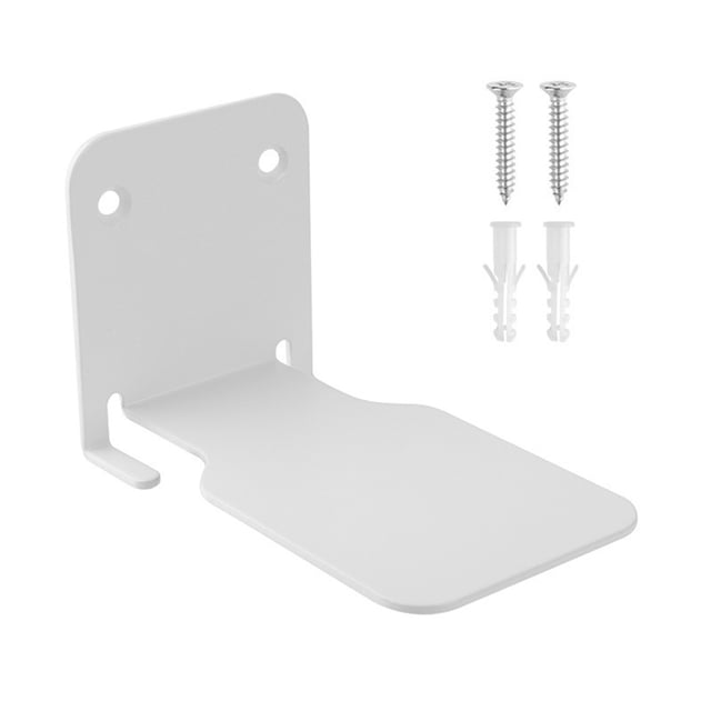 Floating Metal Wall Shelf for Home Storage and Decoration with Hidden Design and Accessories