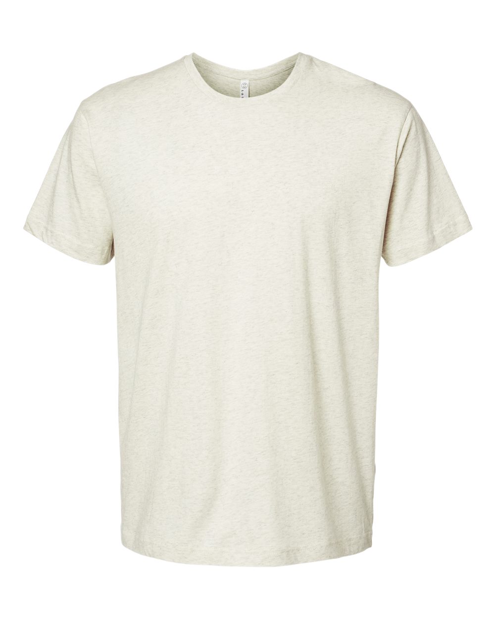 T-shirt en Jersey Fin, G, Gris Chiné Naturel