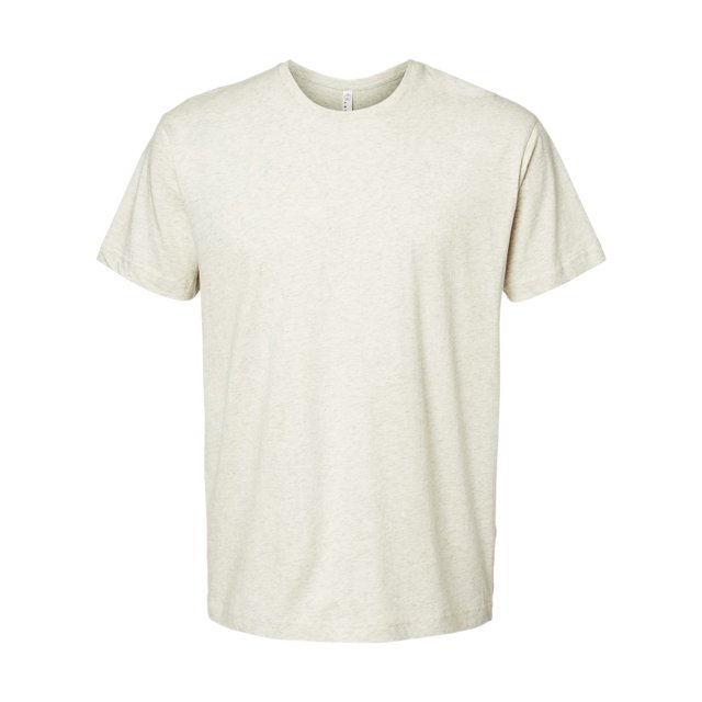 T-shirt en Jersey Fin, 4TG, Gris Chiné Naturel