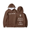 thumbnail image 1 of PMVFHDE Sweat à Col Rond pour Filles et Garçons, Décontracté, Imprimé Mignon, Manches Longues, Sport, Marron, 2-3 Ans, 1 of 2
