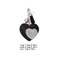 thumbnail image 4 of Decorations Key Daily Use Heart Keyring premium lint Multifunctional Girl Accessories DIY Case Crafts Exquisite Women Pendent Black Large Size, 4 of 6