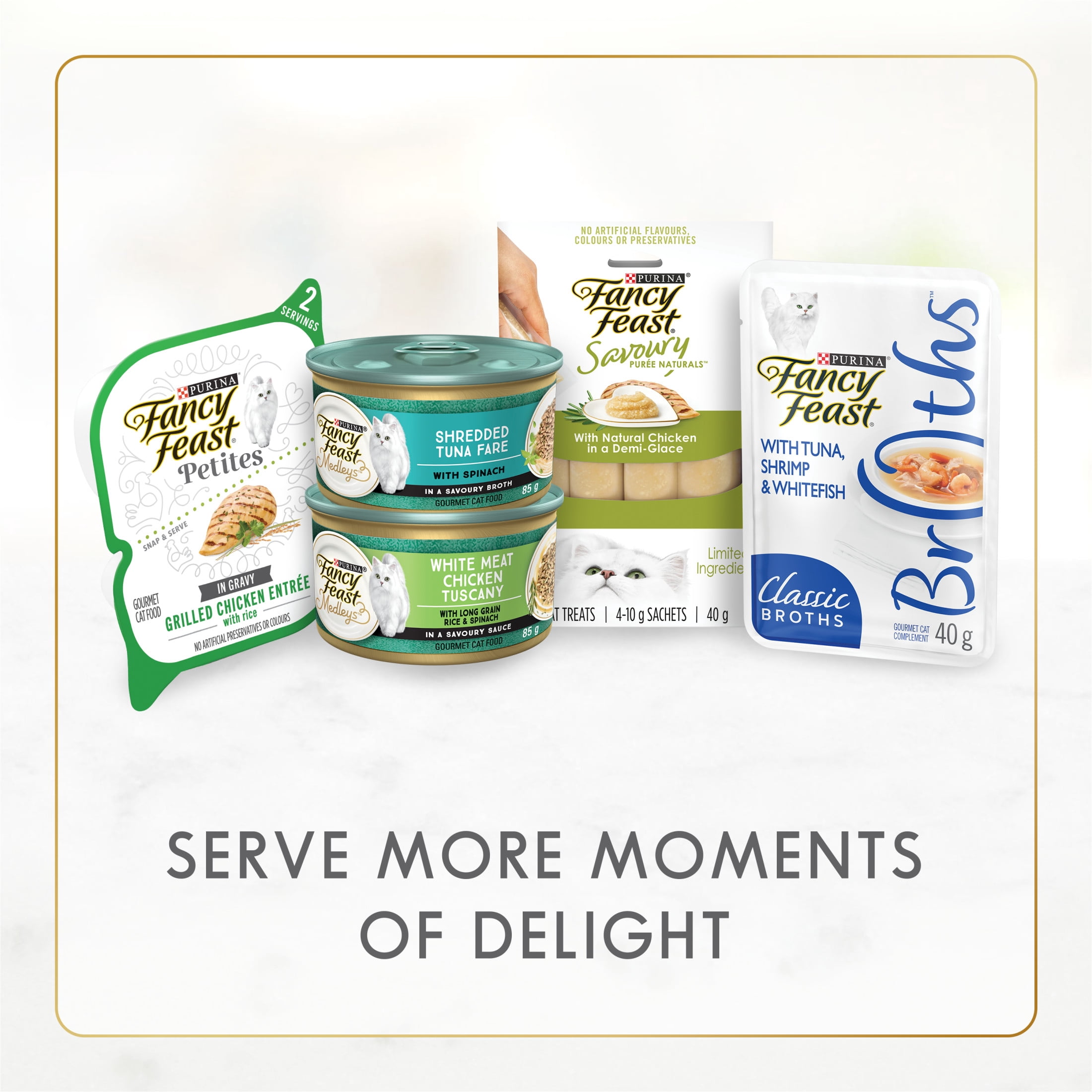 Fancy Feast Plats en Sauce Pâté Festin de Poulet en Sauce, Nourriture Humide pour Chats 85 g
