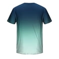 thumbnail image 5 of cllios T-Shirts Graphiques pour Hommes Grande Taille Décontractés Teinture sur Nœuds Dégradé Imprimé Manches Courtes Chemises Coupe Régulière Col Rond Décontracté Chandails d'Entraînement Gym T-Shirt Muscle Hauts, 5 of 5