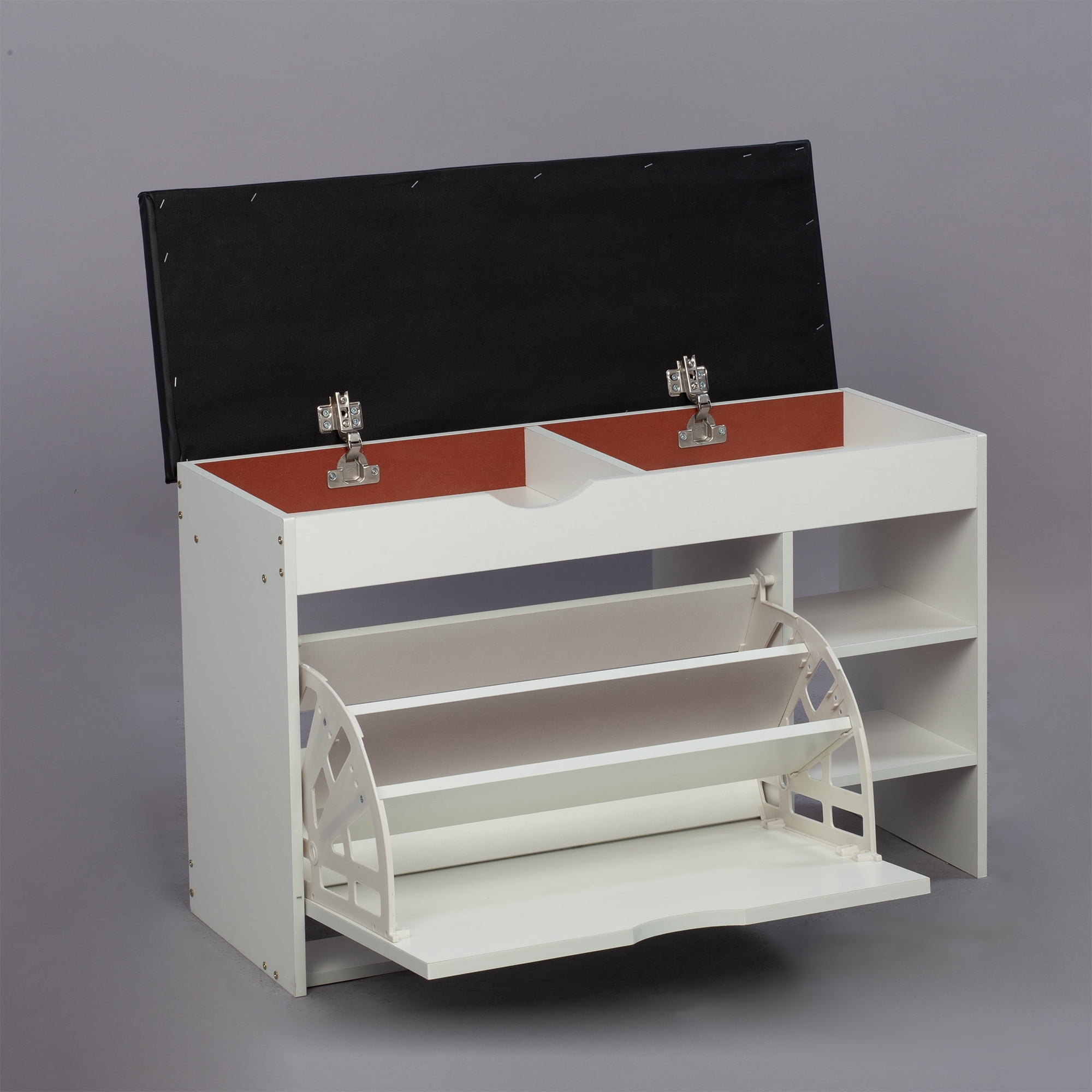 SOCE012 - Banc de Rangement pour Chaussures d'Artisan avec Long Siège de Banc