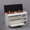 thumbnail image 1 of SOCE012 - Craftsman Shoe Storage bench with Long Bench Seat, 1 of 7