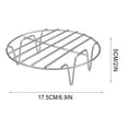 thumbnail image 3 of Stainless Steel Fryer Rack Multi-Layer Basket Accessory for Air Fryers Steaming and Dehydrating, 3 of 8