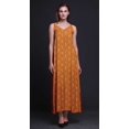 thumbnail image 2 of Bimba Robe Longue Décontractée en Rayonne Florale pour Femmes Bretelles Spaghetti Maxi Robe d'Été-petite, 2 of 4