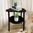 thumbnail image 1 of Table d'Appoint Roulante à 4 Niveaux pour Canapé avec Roues, Table de Bout Mobile de Rangement pour Salon, Chambre, Organisateur pour Petit Espace, 1 of 6