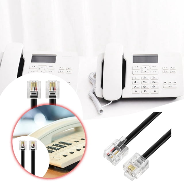 WIFKLSIIPG RJ11 Téléphone Plat Connectez Votre Téléphone Fixe Facilement
