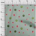 thumbnail image 1 of oneOone Coton Popeline Tissu Pastèque Fruit Imprimé Tissu 1 Yard 56 Inch Wide, 1 of 4