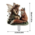 thumbnail image 2 of WIFKLSIIPG Acrylic Fairy Garden Card Slot with and Design for Outdoor Pot Decoration, 2 of 3