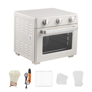 KFFKFF Sublimation La machine à fourner, 26 Qt, convient 40oz Tumblers, avec 1 Chaleur Air Une arme. 50 Réduisez les films, 1 Rubrique et 2 Gants chauffants, blanc cassé