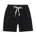 thumbnail image 4 of Rbaofujie Girls Drawstring Shorts Summer Elastic Waist Casual Lightweight, 4 of 9