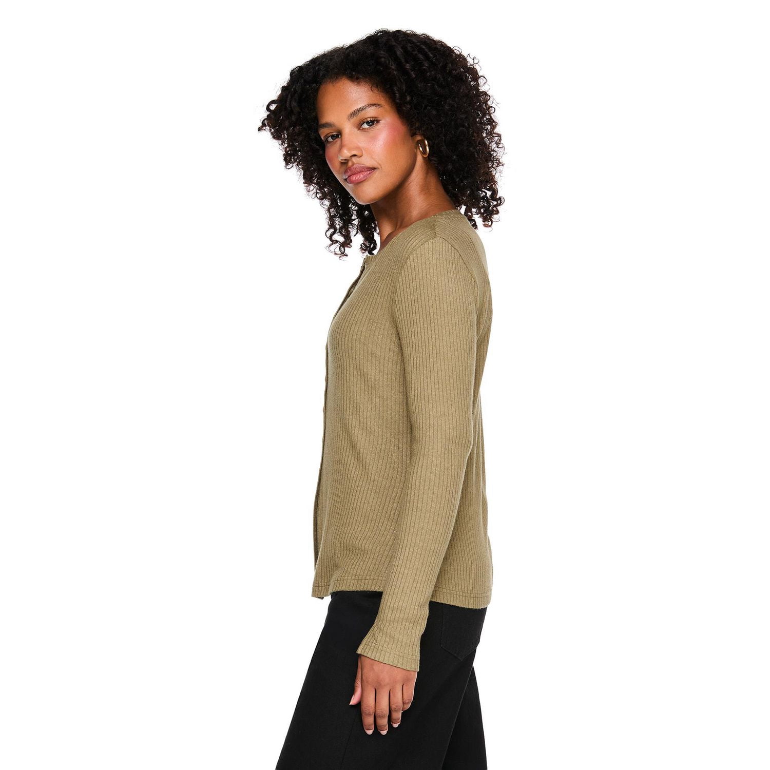 Cardigan côtelé George pour femmes