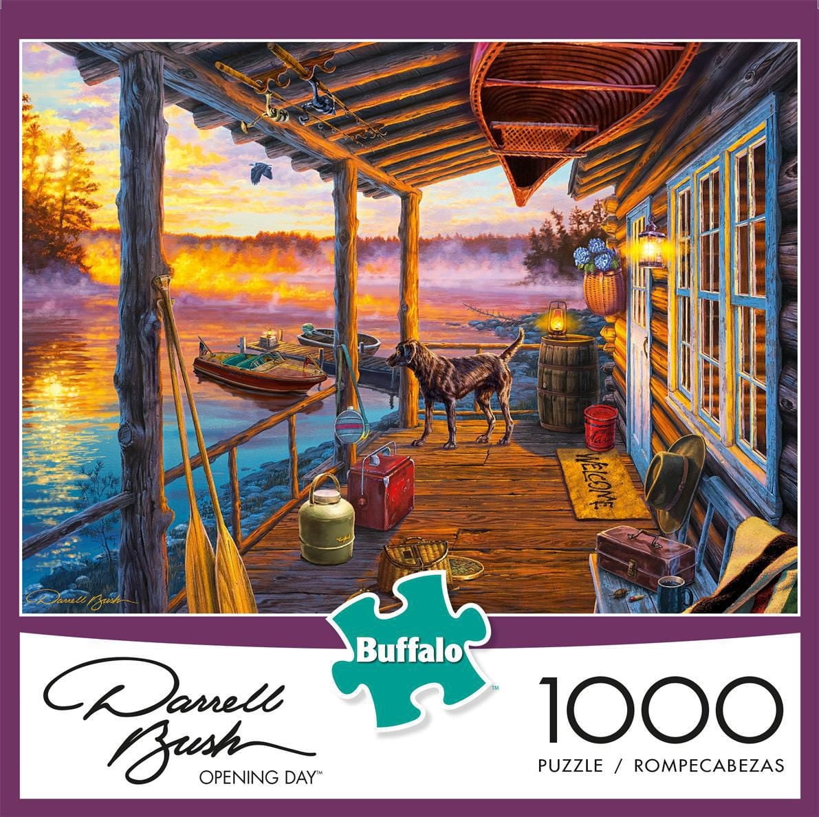Buffalo Games Darrell Bush Opening Day 1000 Piece Jigsaw Puzzle