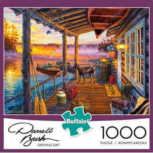 Buffalo Games Darrell Bush Jour d'ouverture 1000 Puzzle de puzzle en pièces