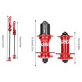 thumbnail image 4 of Moyeu de Roulement Format Compact Sans Bavures Réduire la Friction Fournitures de Cyclisme Installation Pratique Moyeux Métalliques Alliage d'Aluminium Arbre de Roue 32 H/roulement, 4 of 9
