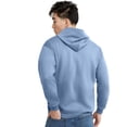thumbnail image 2 of Hanes pour Hommes ComfortBlend EcoSmart Chandail à Capuchon à Fermeture Éclair Intégrale, S, Bleu Pâle, 2 of 5