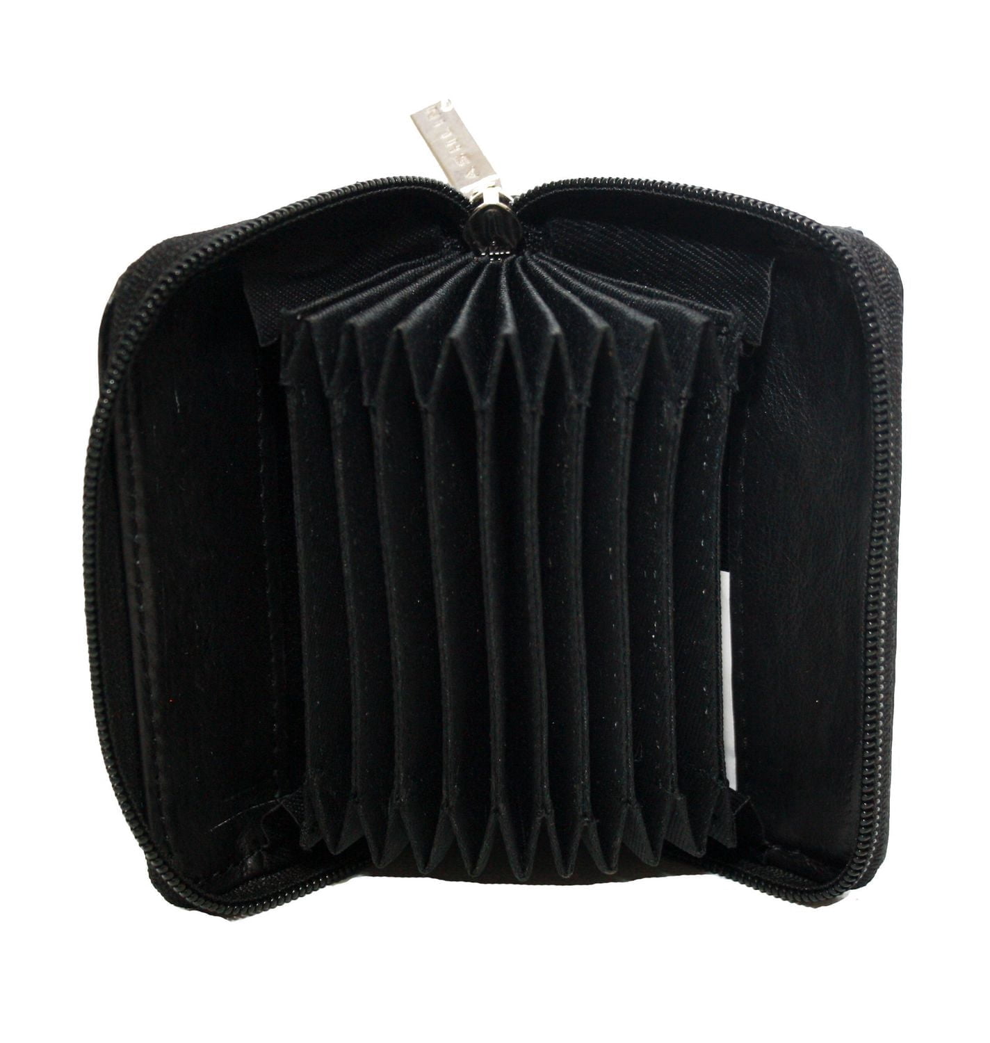 ASHLIN® DESIGNER | PORTEFEUILLE À CARTE ACCORDEON AKELI NA | Peau de vache toscane