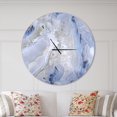 thumbnail image 3 of Designart Fond de pierre d'agate horloge murale, 3 of 4