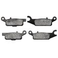 thumbnail image 1 of KMG Rear Brake Pads Compatible with 2008-2011 Yamaha YFM 700 Grizzly - Non-Metallic Organic NAO Brake Pads Set, 1 of 4