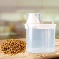 thumbnail image 3 of Milaget Airtight Pet Food Storage Container Bin For Pet Cat Dog Food Box beige small, 3 of 7