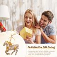 thumbnail image 4 of Wooowa Cute Horse Racing Keychain - Stylish Bag Charm Accessory for Cars Purses & Thoughtful Small Gift Ideas, 4 of 6