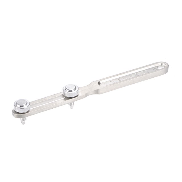 Unique Bargains Watch Back Cover Wrench Opener, 60mm Adjustable Chrome Steel, Silver Tone