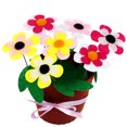 thumbnail image 1 of Vaidha Potted Bouquet Fabric kit Non-woven Cloth DIY Sewing, 1 of 1
