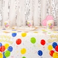 thumbnail image 2 of TIMIFIS Disposable Tableware Birthday Party Party Disposable Paper Plates and Cups Colorful Balloons Tablecloth Camping Picnic Set Kitchen Appliances, 2 of 2