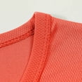thumbnail image 4 of Pisexur T Shirts for Man , Hommes Mode Décontractée Couleur Unie Col Rond Course Exercice et Entraînement Physique Manches Courtes Haut Orange, m Chemises de Golf Hommes & Chemises Hommes, 4 of 6