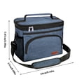 thumbnail image 2 of Meitianfacai Insulated Lunch Bag For Women Men Reusable Lunch Box For Office Picnic Hiking Beach Leakproof Cooler Tote Bag Organizer With Adjustable Shoulder Strap, 2 of 5